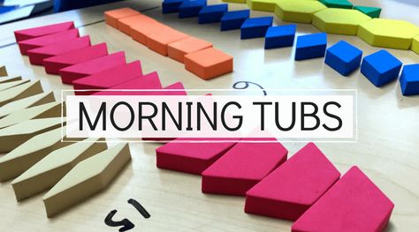 A morning work alternative, Morning Tubs offer Primary Students a play-based opportunity to explore, create, and build social skills.