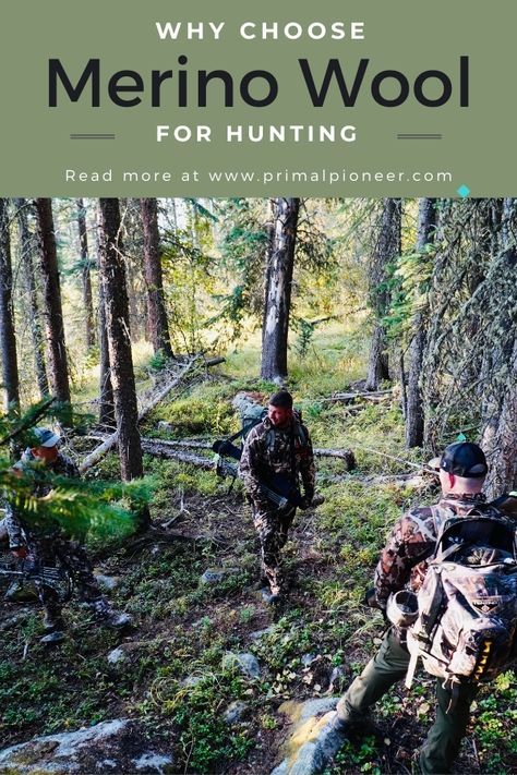 Wearing merino wool for hunting is the perfect way to stay warm so that you can focus on what you're really out in the cold, hoping to accomplish. Wool Hunting Clothes, Bow Hunting Women, Bow Hunting Tips, Fill Your Freezer, Elk Hunting Gear, Deer Hunting Tips, Game Hunting, Bushcraft Skills, Hunting Room