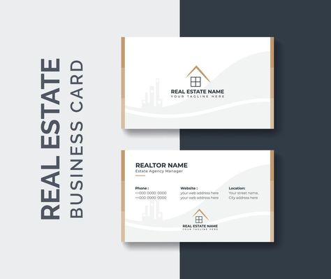 real estate agent business card design template. Modern abstract company corporate clean creative elegant Real estate agency realtor home rental business card design visiting card template Real Estate Agent Business Cards, Visiting Card Templates, Card Design Template, Rental Business, Real Estat, Home Rental, Real Estate Business Cards, Visiting Card, Realtor Logo