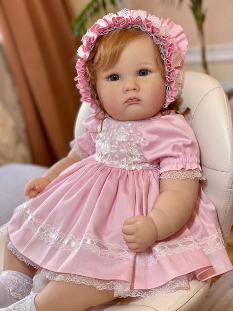 NPK 60CM Reborn Toddler Charlotte Princess High Quality Hand Paint Multiple layers with Visible Veins Rooted Long Curly Hair|Dolls| - AliExpress Premie Baby Clothes, Preemie Baby Clothes, Premie Baby, Multiples Baby, Bb Reborn, Real Life Baby Dolls, Baby Clothes Sizes, Reborn Toddler Dolls, Newborn Baby Dolls