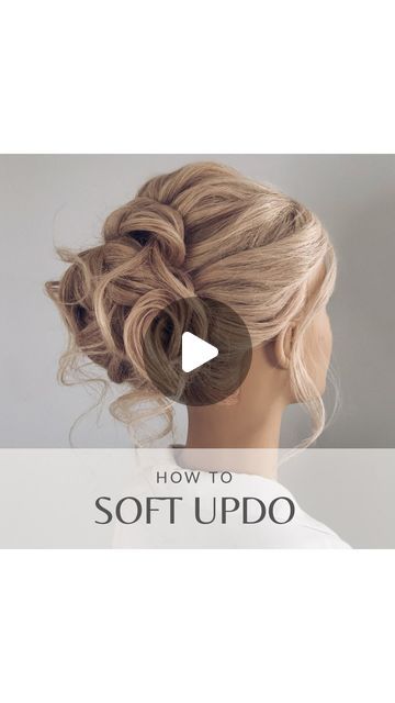 Melbourne Bridal Hairstylist/Educator on Instagram: "♡ Soft updo ♡  I love a soft romantic updo but they can sometimes be trickier than they look to create..  Having a game plan like this one helps with the security, balance and execution of this kind of style!  What do you think of this technique? Would love to see your version and share on my stories xx  #hairreel #hairtutorial #hairtutorialvideo" Soft Romantic Updo, Romantic Bridal Updos, Romantic Updo Hairstyles, Bronski Beat, Soft Updo, Easy Updos For Medium Hair, Medium Length Updo, Bridal Hairstylist, Curled Updo