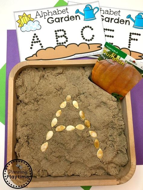 Preschool Letter Activities, Spring Alphabet, Preschool Theme Activities, Spring Theme Preschool, Spring Preschool Activities, Preschool Garden, Preschool Letter, Preschool Units, Garden Activities