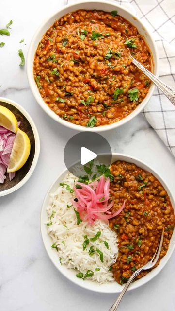 Archana Mundhe on Instagram: "Looking for a nutritious and delicious vegetarian meal that’s quick and easy to prepare?Try Green Moong Dal - a favorite for its simplicity and taste.

This recipe requires just a handful of ingredients and is ready in under 30 minutes, making it perfect for busy weeknights or meal prep. Plus, it’s packed with protein, fiber, and essential nutrients, making it a wholesome choice for vegetarians and vegans alike. 🌱🌱🌱

Comment “mung bean curry” to get the recipe in your DMs.

FB friends here is a clickable link - https://ministryofcurry.com/green-moong-dal/

#meatlessmondays #indiancuisine #desifood #mungbean #glutenfreevegan" Bean Curry, Beans Curry, Dal Recipe, Moong Dal, Vegetarian Meal, Tasty Vegetarian Recipes, Desi Food, Mung Bean, Essential Nutrients