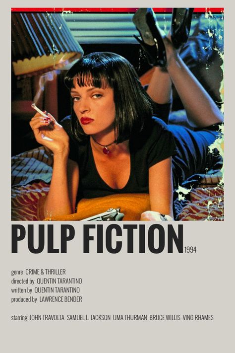 pulp fiction minimalist/alternative poster Jennifer’s Body, Indie Movie Posters, Classic Films Posters, Most Paused Movie Scenes, Movie Card, Pause Button, New Movies To Watch, Iconic Movie Posters, Girly Movies