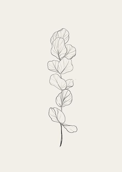 Long Plant Tattoo, Eucalyptus Spine Tattoo, Eucalyptus Tattoo Black And White, Eucalyptus Branch Tattoo, Eucalyptus Tattoo Design, Botanical Spine Tattoo, Plant Spine Tattoo, Abstract Tattoo Designs Minimalist, Vulnerability Tattoo