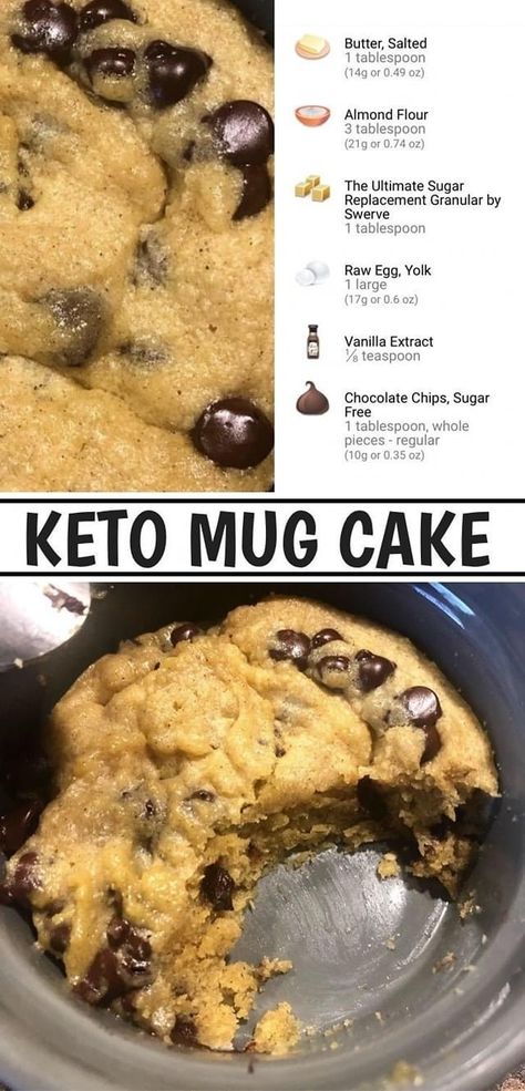 Low Carb Mug Cakes, Keto Quiche, Keto Mug, Desserts Keto, Postre Keto, Keto Mug Cake, Keto Pancakes, Keto Cake, Keto Brownies