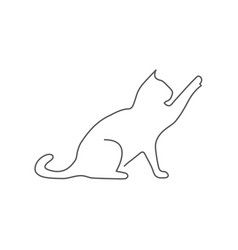 Cat Line Drawing, Colouring Book Pages, Cat Line Art, Animal Line Drawings, Art Fil, Animal Vector, Creation Art, One Line Drawing, Continuous Line Drawing