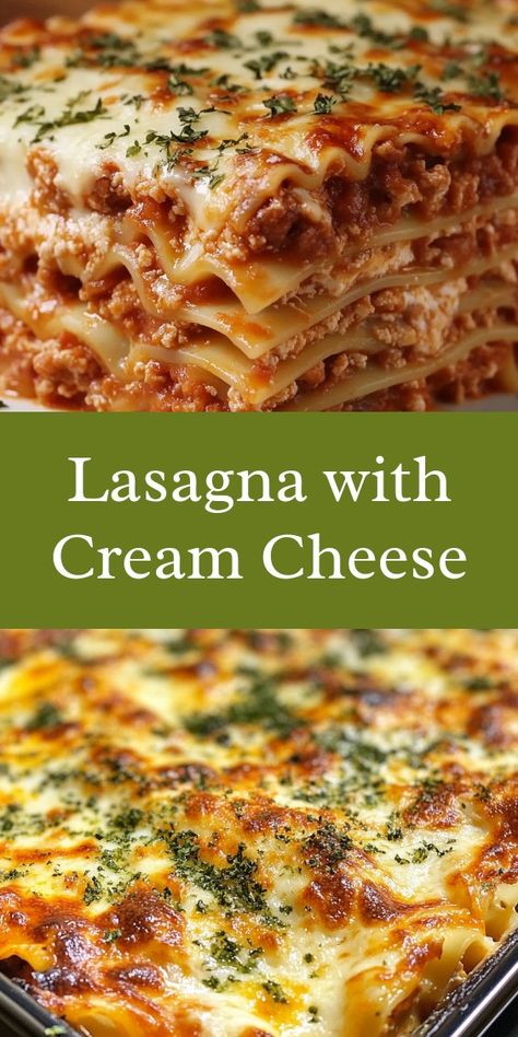 Preparing lasagna with cream cheese on a rainy Sunday felt special. My partner danced around the kitchen, our kids laughed, and the aroma filled our home. Each layer reminded me of family love, turning an ordinary day into a cherished memory. Lasagna With Cream Cheese Recipes, Just Like The Real Thing Lasagna, Best Christmas Lasagna, 7 Cheese Lasagna Recipe, Lazanya Recipes, No Cook Lasagna Recipe, Southern Living Lasagna Recipe, Cream Cheese Lasagna Recipe, Lasagna With Mascarpone Cheese