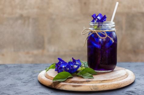 Butterfly pea blues: Taiwan officials warn against consumption of plant but permit colouring use Bunga Telang, Butterfly Pea Tea, Butterfly Pea Flower Tea, Green Laundry, Natural Food Coloring, Perfect Cup Of Tea, Butterfly Pea Flower, Butterfly Pea, Pea Flower