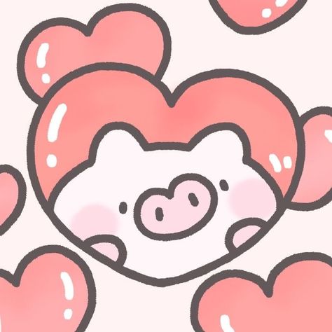 Heo Cute, Matching Cat Pfp Friends, Pig Tattoo, Pig Pictures, Cute Piggies, Bullet Journal Design Ideas, Apple Watch Wallpaper, Cute Pigs, Kawaii Doodles