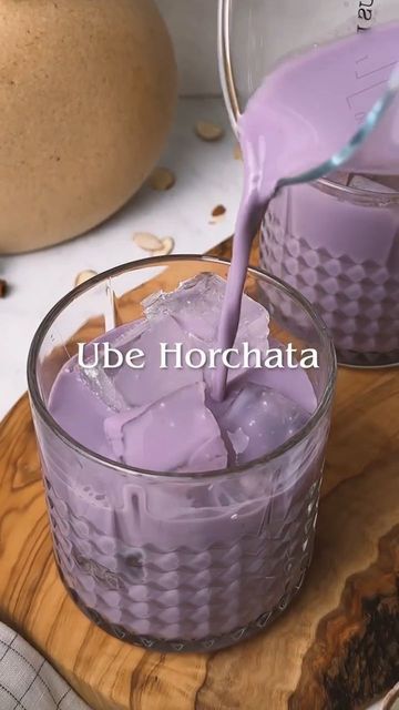 @filipinofoodlove on Instagram: "🍽 𝗙𝗲𝗮𝘁𝘂𝗿𝗲𝗱 𝗥𝗲𝗰𝗶𝗽𝗲 🍽 Repost @itsforkandspoon Full Recipe: https://itsforkandspoon.com/easy-and-refreshing-ube-horchata-recipe/ Have you tried ube horchata? 🥛💜 . Ube horchata has a distinctive nutty, sweet flavor with a subtle earthy taste. 😋 Much like classic horchata, it has the flavor of rice and almonds with a hint of cinnamon. 💟 Our easy recipe is mom approved✅ — she recently made it for a big birthday celebration and they drank every last drop! 💦" Ube Horchata Recipe, Horchata Aesthetic, Ube Horchata, Horchata Recipe, Have You Tried, Easy Recipe, You Tried, Made It, Birthday Celebration