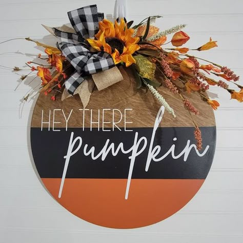 Call Door Hanger, Fall Wood Circle Door Hanger, Fall Wooden Circle Sign, Hey Pumpkin Door Hanger, Fall Wooden Wreath, Harvest Signs Wooden, Halloween Wooden Wreath, Wood Pumpkin Sign, Cute Fall Door Hangers