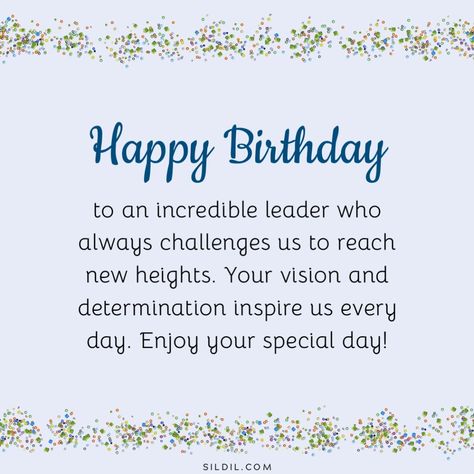 Happy Birthday Facebook Post, Birthday Greetings For Boss, Birthday Message For Boss, Birthday Card For Boss, Boss Birthday Quotes, Message For Boss, Happy Bday Wishes, Happy Birthday Boss, Happy Birthday For Him