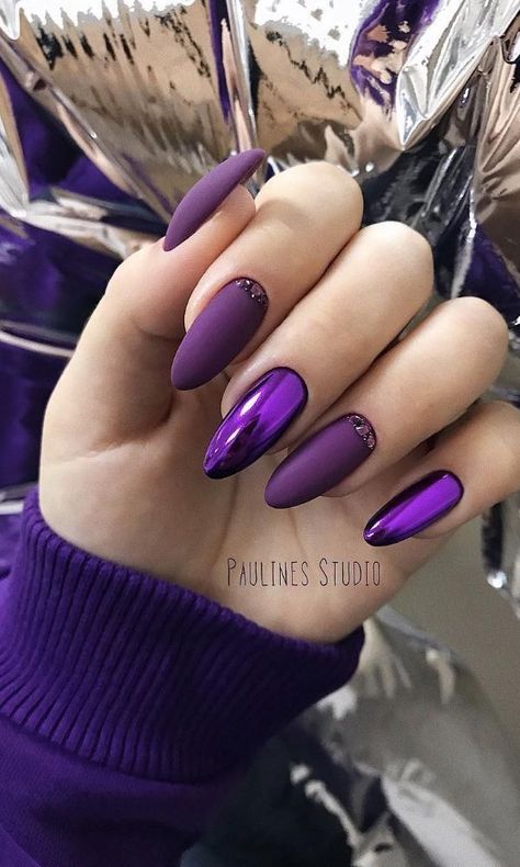 # NailsPurple Cute Summer Nail Designs, French Pedicure, Gel Pedicure, Summer Nails Beach, Purple Nail Art, Purple Acrylic Nails, Acrylic Nail Shapes, Nails Yellow, Purple Nail Polish