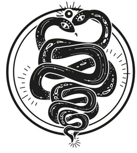 Snakes Intertwined, Esoteric Symbols, Voodoo Spells, Draw Two, Snake Tattoo, Wizarding World, Animal Illustration, Snakes, Free Vector Images