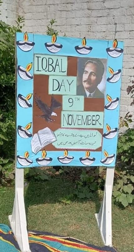 Iqbal Day Celebration In School, Iqbal Day Board Decoration In School, Iqbal Day Decoration In School, Iqbal Day, Soft Board Decoration, Soft Board, Class Activity, Bridal Gift Wrapping Ideas, Iqbal Poetry