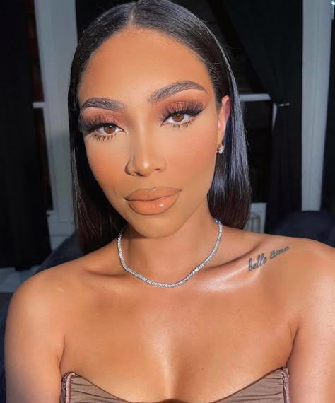 Soft Brown Makeup Look, Nude Eyeshadow Looks, Soft Matte Makeup, Matte Makeup Look, Nude Eye Makeup, Matte Make Up, Matte Eye Makeup, Chocolate Dip, Matte Concealer