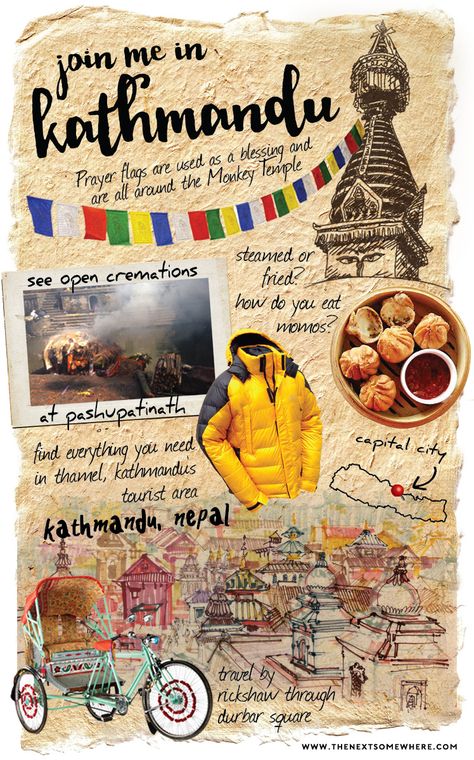 Top Five Things To Do in Kathmandu, Nepal - The Next Somewhere Nepal Food, Nepal Culture, India Travel Places, Nepal Kathmandu, Creative School Project Ideas, Travel Infographic, Travel Inspiration Destinations, Adventure Travel Explore, Nepal Travel