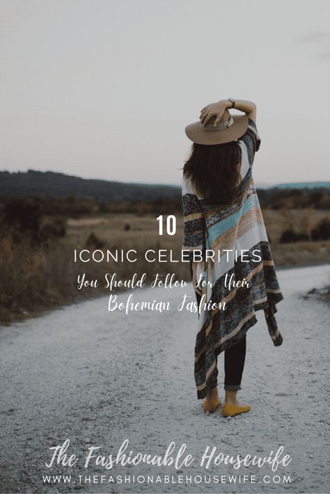 10 Iconic Bohemian Style Celebrities You Should Follow • The Fashionable Housewife Edgy Jacket, Edgy Leather Jacket, Bold Shoes, Hippie Culture, Floaty Dress, Bohemian Women, Flowing Dresses, Flowy Maxi Dress, Loose Fitting Tops