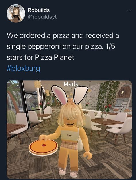 #bloxburg Pizza Planet, Pikachu, Planets, Pizza, Fictional Characters, Pins, Quick Saves, Pizzas