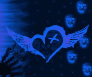 Blue Emo Wallpaper, Blue Emo Aesthetic, Background Emo, Wallpaper Emo, Emo Heart, Vriska Serket, Emo Icons, Emo Pictures, Emo 2000s