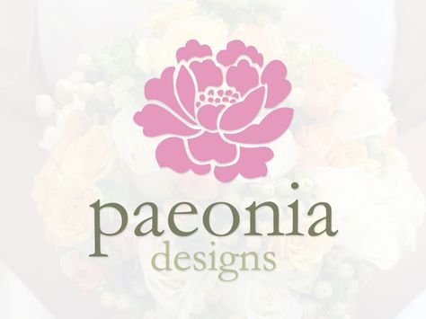 peony bloom Peony Logo Design, Bloom Logo Design, Peonies Design, Bloom Logo, Peony Logo, Paeonia Suffruticosa, Peony Design, Peony Bud, Love In Bloom