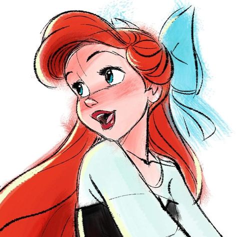 Steven Thompson, Disney Drawings Sketches, Cute Disney Drawings, Disney Princess Drawings, Princess Drawings, Disney Artwork, Disney Sketches, Disney Princess Wallpaper, Disney Ariel