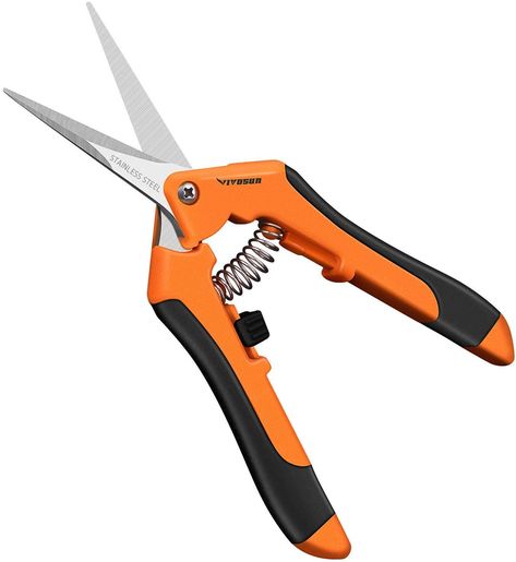 These Compact Gardening Shears Have Thousands of Rave Reviews–and are Only $7 Small Flower Gardens, Scissors Hand, Garden Scissors, Garden Shears, Straight Blade, Grow Tent, Succulent Care, Pruning Shears, Silica Gel