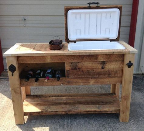 Barnwood Bar, Cooler Bar, Reclaimed Wood Bar, Pallet Cooler, Wood Cooler, Wooden Cooler, Reclaimed Wood Bars, Cooler Stand, Wood Bar Cart