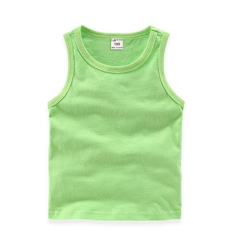 Toddler Summer Clothes, Toddler Summer, Singlet Tops, Cami Shirt, Summer Basics, Kids Candy, Cotton Shirts, T Shirt Vest, Summer Clothes