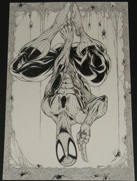 Mcfarlane Spiderman, Todd Mcfarlane Spiderman, Spiderman Tattoo, Spiderman Art Sketch, Marvel Tattoos, Todd Mcfarlane, Comic Book Art Style, Comic Book Pages, Comic Drawing