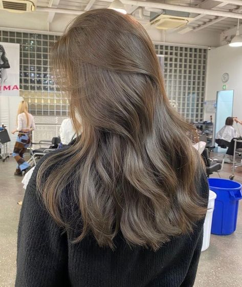 Hair Color Ideas Asian Women, Dark Beige Hair Color, Hazel Beige Hair, Level 3 Brown Hair, Olive Beige Hair, Ash Brown Hair Asian, Sand Brown Hair, Milky Brown Hair, Hazelnut Brown Hair