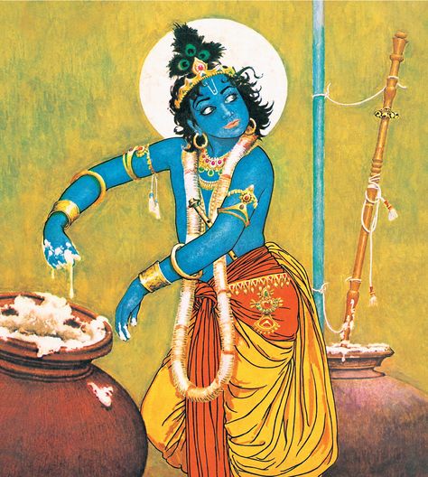 Amar Chitra Katha, Story Of Krishna, Indian Comics, Hindi Comics, Krishna Janmashtami, Krishna Images, Krishna Art, Folk Tales, Creative Activities