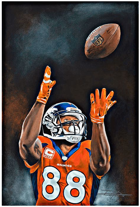 Demaryius Thomas Wallpaper 15 Denver Broncos Wallpaper, Broncos Wallpaper, Broncos Players, Demaryius Thomas, Nfl Art, Denver Broncos Baby, Broncos Cheerleaders, Nfl Football Art, Detroit Sports