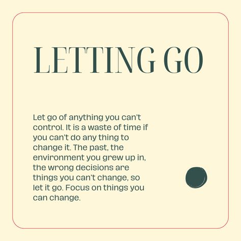 Let go of that you cant control, and focus on what you can control. #selflove #motivational Don’t Let Your Mind Control You, Letting Go Control, Control What You Can Quotes, Focus On What You Can Control, Focus On What You Can Control Quotes, Letting Go Of Control, Out Of My Control, Control Quotes, Take Control Of Your Life