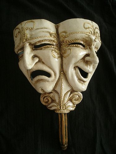 We are just as serious as we are comedic. We take pride in our work but we know how to have fun. Comedy Mask, Comedy Tragedy Masks, Drama Masks, Tragedy Mask, Venice Mask, Venetian Carnival Masks, Mask Aesthetic, Mrs Hudson, Clown Mask