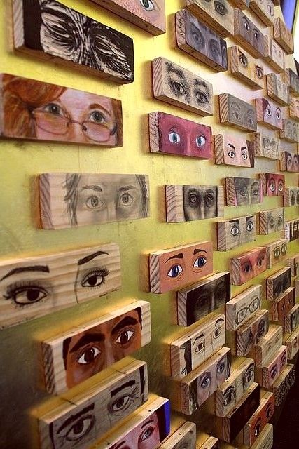 Eye Project, معرض فني, Classe D'art, Collaborative Art Projects, Collaborative Art, High School Art, School Art Projects, Middle School Art, Art Lesson Plans