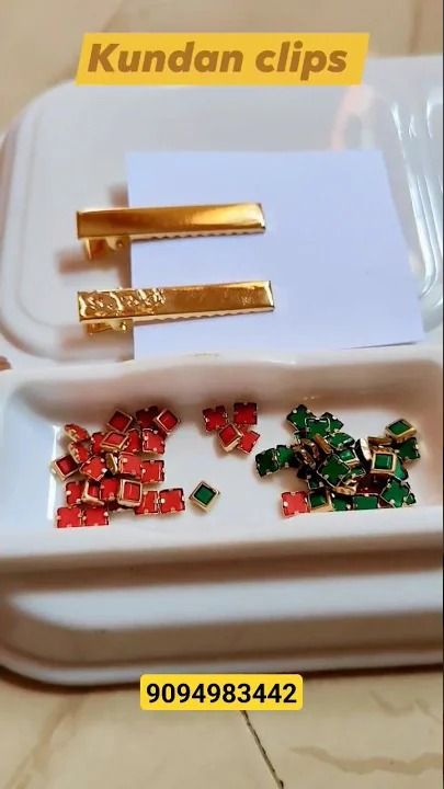 Diy #alligator clips #how to make Kundan hair clips #1 #hansigajewels #kundanclips Alligator Clips Diy, Kundan Hair Clips, Diy Alligator, Alligator Clips, How To Make Hair, Star Shape, Alligator, Hair Clips, Hair Accessories