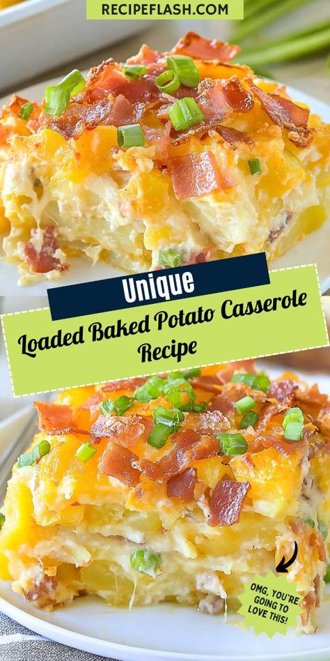 Looking to impress your guests with a spectacular side dish? Our Loaded Baked Potato Casserole Recipe is the ultimate choice for a hearty steak dinner, featuring rich flavors and textures that everyone will love. Don’t forget to save this recipe for your next gathering! Layered Potato Casserole, Loaded Potato Casserole, Creamed Turkey, Loaded Baked Potato Casserole, Layered Potato, Baked Potato Casserole, Loaded Baked Potato, Pork Ham, Potatoe Casserole Recipes