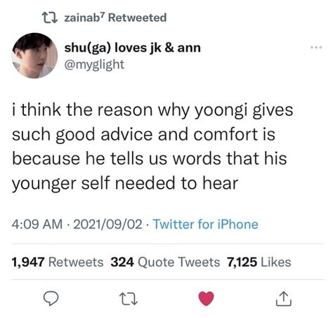 Yoongi Comforting Words, Comforting Words, Comfort Words, Bts Texts, Bts Young Forever, Words Of Comfort, Army Love, Bts Tweet, Bts Lyric