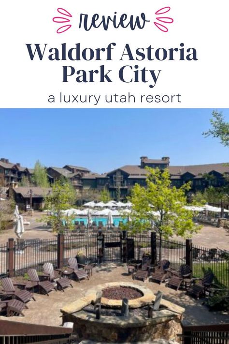 Discover the luxury and elegance of Waldorf Astoria Park City in this detailed Waldorf Astoria Park City review. Learn about its amenities, service, and experience for the perfect mountain getaway. Waldorf Astoria Park City Utah, Park City Utah Summer, Utah Resorts, Salt Lake City Utah Downtown, Astoria Park, Cedar City Utah, Park City Mountain, Mountain Getaway, Waldorf Astoria