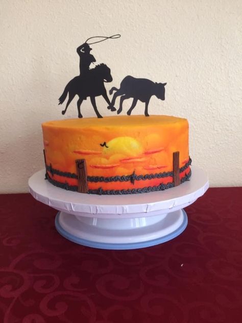 Country Birthday Cakes For Men, Western Theme Cake Ideas, Texas Cake Theme, Cowboy Cake For Men, Yellowstone Cake, Cowboy Cake Ideas, Cattle Cake, Bull Cake, Cowboy Birthday Cake