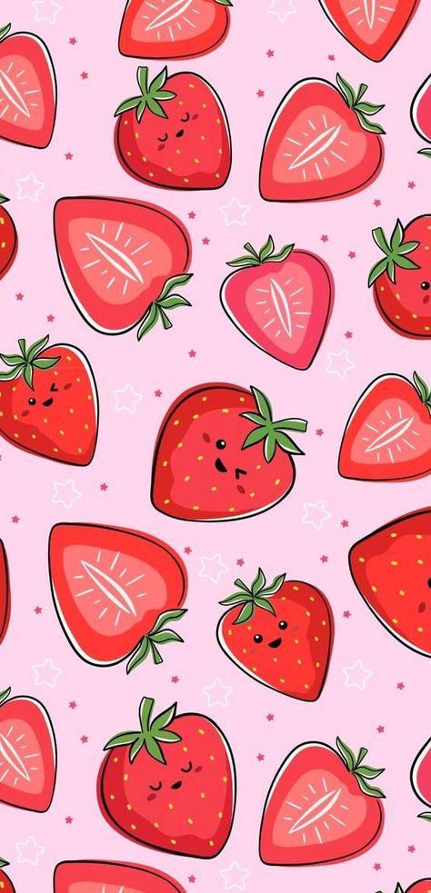 strawberry wallpaper, fruit wallpaper, fruity wallpaper, juicy fruit wallpaper, summer wallpaper, cute summer wallpaper Summer Wallpaper Cute, Cute Fruit Wallpapers, Cute Strawberry Wallpaper, Summer Wallpaper Ideas, Cute Summer Wallpaper, Strawberry Heaven, Wallpaper Fruit, Fruits Wallpaper, Fruit Background