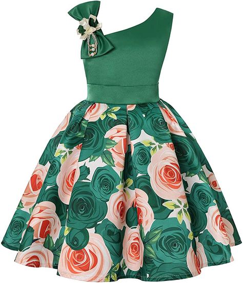 Amazon.com: NSSMWTTC Flower Girls Dresses Child Christmas Halloween Formal Bridesmaid New Year Knee Dress (Rose01, 150): Clothing Lace Suit, African Dresses For Kids, Kids Dress Wear, Kids Dress Patterns, Kids Party Dresses, Floral Dress Casual, Kids Fashion Dress, African Fashion Women Clothing, Girl Princess Dress