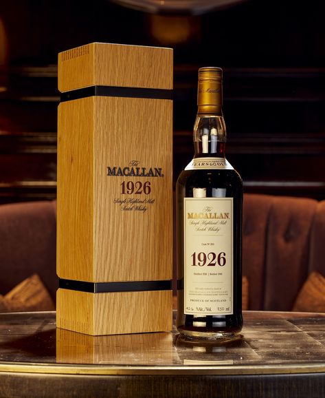 A bottle of the world’s most expensive Scotch whisky, The Macallan 1926, is predicted to break records when it goes under the hammer in February. Thought to be one of only 14 bottles in existence, the coveted Rare 60 Year Old has been given a sales estimate of over $1.4m. See link for full story. #elitetraveler #macallan #rarewhisky #scotch #singlemalt #whiskygram Macallan Whisky Snapchat, Macallan Whisky, Islay Whisky, Whisky Collection, Candy Kit, Kavalan Whisky, Single Malt Scotch Whisky, The Macallan Whisky, Single Malt