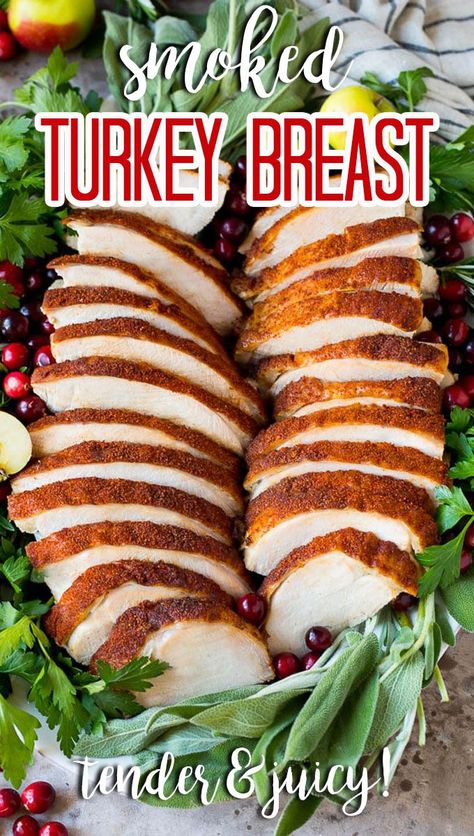 Smoked Turkey Breast Recipe, Bbq Rub Recipe, Smoked Turkey Recipes, Turkey Tenderloin, Smoked Turkey Breast, Turkey Breast Recipe, Easy Holiday Recipes, Homemade Spices, Spice Rub