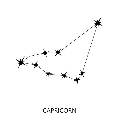 Capricorn constellation.vector icon isol... | Premium Vector #Freepik #vector #star-map #horoscope-background #zodiac-background #constellation Horoscope Background, Capricorn Star Constellation, Zodiac Background, About Capricorn, Capricorn Constellation, Star Constellation, Star Map, Vector Photo, Vector Icons