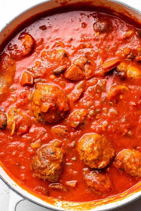 Dad's Sunday Sauce Recipe Recipe | So Much Food Crockpot Sunday Sauce, Sunday Gravy Recipe Italian, Sunday Sauce Italian, Italian Sauce Recipes Authentic, Sunday Sauce Recipe, Italian Sauce Recipes, Italian Gravy, Sunday Gravy, So Much Food