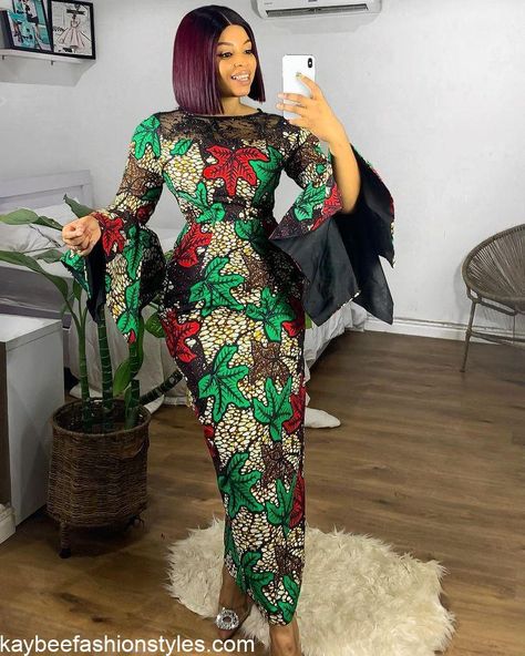 Best Ankara Long Gown Styles for Ladies in 2023 and 2024 - Ankara Floral Dress Styles, Long Straight Gown Styles, Asoebi Ankara Styles Classy, Simple Ankara Gown Style For Ladies, 2024 Ankara Styles For Ladies, Ankara Long Gown Styles For Ladies 2024, Classy Ankara Styles For Ladies, Ankara Straight Gowns Long, Straight Gown Ankara Styles