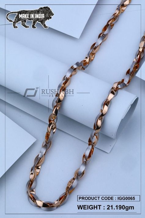 Italian Chain For Men, Italian Chains Designs Gold For Men, Gents Gold Chain, Neck Chain For Men, Italian Gold Chain, Man Gold Bracelet Design, Gents Bracelet, Italian Chain, Real Gold Chains